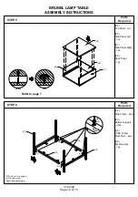 Предварительный просмотр 10 страницы BIG FURNITURE WAREHOUSE BRUNEL G-BNLLAMMNG Assembly Instructions Manual