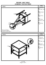 Предварительный просмотр 11 страницы BIG FURNITURE WAREHOUSE BRUNEL G-BNLLAMMNG Assembly Instructions Manual