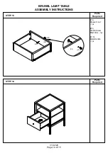 Предварительный просмотр 14 страницы BIG FURNITURE WAREHOUSE BRUNEL G-BNLLAMMNG Assembly Instructions Manual