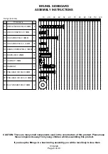 Предварительный просмотр 6 страницы BIG FURNITURE WAREHOUSE BRUNEL G-BNLSIDMNG Assembly Instructions Manual