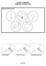 Предварительный просмотр 8 страницы BIG FURNITURE WAREHOUSE BRUNEL G-BNLSIDMNG Assembly Instructions Manual