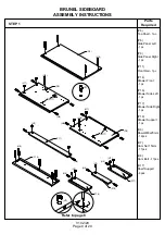 Предварительный просмотр 9 страницы BIG FURNITURE WAREHOUSE BRUNEL G-BNLSIDMNG Assembly Instructions Manual