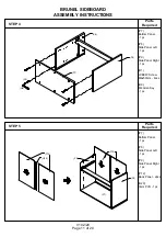 Предварительный просмотр 11 страницы BIG FURNITURE WAREHOUSE BRUNEL G-BNLSIDMNG Assembly Instructions Manual