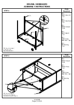 Предварительный просмотр 13 страницы BIG FURNITURE WAREHOUSE BRUNEL G-BNLSIDMNG Assembly Instructions Manual