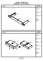 Предварительный просмотр 16 страницы BIG FURNITURE WAREHOUSE BRUNEL G-BNLSIDMNG Assembly Instructions Manual