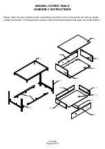 Предварительный просмотр 3 страницы BIG FURNITURE WAREHOUSE BRUNEL Assembly Instructions Manual