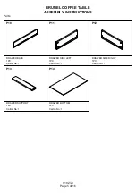 Предварительный просмотр 5 страницы BIG FURNITURE WAREHOUSE BRUNEL Assembly Instructions Manual