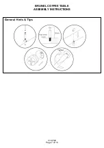 Предварительный просмотр 7 страницы BIG FURNITURE WAREHOUSE BRUNEL Assembly Instructions Manual