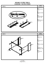 Предварительный просмотр 9 страницы BIG FURNITURE WAREHOUSE BRUNEL Assembly Instructions Manual