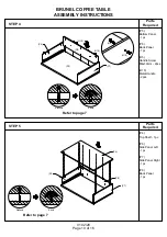 Предварительный просмотр 10 страницы BIG FURNITURE WAREHOUSE BRUNEL Assembly Instructions Manual