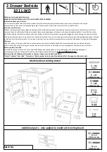 BIG FURNITURE WAREHOUSE Brunswick 101 L-WD Quick Start Manual предпросмотр