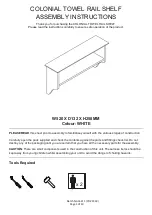 BIG FURNITURE WAREHOUSE COLONIAL G-COLTRSGRY Assembly Instructions Manual предпросмотр