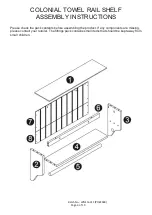 Предварительный просмотр 3 страницы BIG FURNITURE WAREHOUSE COLONIAL G-COLTRSGRY Assembly Instructions Manual