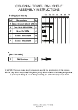 Предварительный просмотр 5 страницы BIG FURNITURE WAREHOUSE COLONIAL G-COLTRSGRY Assembly Instructions Manual