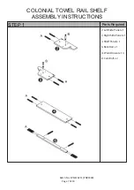 Предварительный просмотр 7 страницы BIG FURNITURE WAREHOUSE COLONIAL G-COLTRSGRY Assembly Instructions Manual