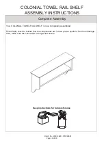 Предварительный просмотр 10 страницы BIG FURNITURE WAREHOUSE COLONIAL G-COLTRSGRY Assembly Instructions Manual