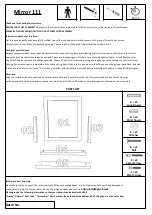 Предварительный просмотр 1 страницы BIG FURNITURE WAREHOUSE Columbia 111 Quick Start Manual