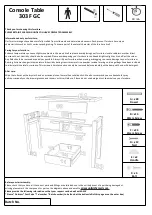 Предварительный просмотр 1 страницы BIG FURNITURE WAREHOUSE Columbia 303 F GC Quick Start Manual