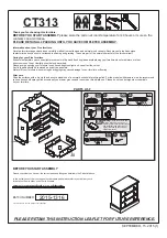 BIG FURNITURE WAREHOUSE CT313 Assembly Instructions предпросмотр