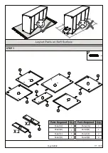 Предварительный просмотр 5 страницы BIG FURNITURE WAREHOUSE DELTA G-DLTLTVWGR Assembly Instructions Manual