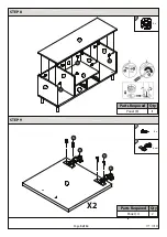 Предварительный просмотр 9 страницы BIG FURNITURE WAREHOUSE DELTA G-DLTLTVWGR Assembly Instructions Manual