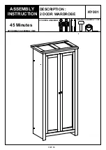 Предварительный просмотр 1 страницы BIG FURNITURE WAREHOUSE Dorset KY001 Assembly Instruction Manual