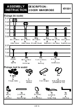 Предварительный просмотр 4 страницы BIG FURNITURE WAREHOUSE Dorset KY001 Assembly Instruction Manual