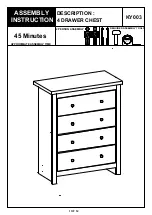 Предварительный просмотр 1 страницы BIG FURNITURE WAREHOUSE Dorset KY003 Assembly Instruction Manual