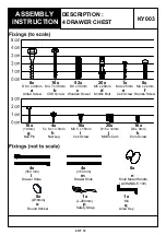 Предварительный просмотр 4 страницы BIG FURNITURE WAREHOUSE Dorset KY003 Assembly Instruction Manual