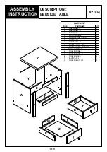 Предварительный просмотр 3 страницы BIG FURNITURE WAREHOUSE Dorset KY004 Assembly Instruction Manual