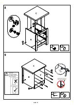 Предварительный просмотр 9 страницы BIG FURNITURE WAREHOUSE Dorset KY004 Assembly Instruction Manual