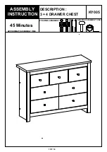 Предварительный просмотр 1 страницы BIG FURNITURE WAREHOUSE Dorset KY005 Assembly Instruction Manual