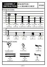 Предварительный просмотр 4 страницы BIG FURNITURE WAREHOUSE Dorset KY005 Assembly Instruction Manual