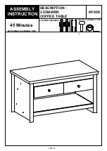 Предварительный просмотр 1 страницы BIG FURNITURE WAREHOUSE Dorset KY009 Assembly Instruction Manual