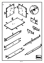 Предварительный просмотр 5 страницы BIG FURNITURE WAREHOUSE Dorset KY009 Assembly Instruction Manual