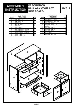 Предварительный просмотр 3 страницы BIG FURNITURE WAREHOUSE Dorset KY011 Assembly Instruction Manual