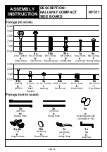 Предварительный просмотр 4 страницы BIG FURNITURE WAREHOUSE Dorset KY011 Assembly Instruction Manual