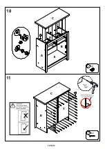 Предварительный просмотр 10 страницы BIG FURNITURE WAREHOUSE Dorset KY011 Assembly Instruction Manual