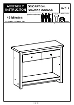 Предварительный просмотр 1 страницы BIG FURNITURE WAREHOUSE Dorset KY012 Assembly Instruction Manual