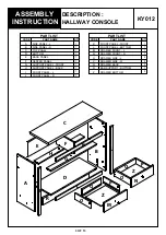 Предварительный просмотр 3 страницы BIG FURNITURE WAREHOUSE Dorset KY012 Assembly Instruction Manual