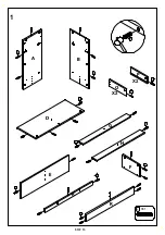 Предварительный просмотр 5 страницы BIG FURNITURE WAREHOUSE Dorset KY012 Assembly Instruction Manual