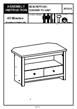 BIG FURNITURE WAREHOUSE Dorset KY014 Assembly Instruction Manual предпросмотр