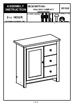 Предварительный просмотр 1 страницы BIG FURNITURE WAREHOUSE Dorset KY028 Assembly Instruction Manual