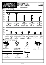 Предварительный просмотр 4 страницы BIG FURNITURE WAREHOUSE Dorset KY028 Assembly Instruction Manual