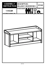 BIG FURNITURE WAREHOUSE Dorset KY048 Assembly Instruction Manual предпросмотр