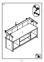 Предварительный просмотр 10 страницы BIG FURNITURE WAREHOUSE Dorset KY048 Assembly Instruction Manual