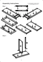 Предварительный просмотр 5 страницы BIG FURNITURE WAREHOUSE GPM Avon BKS1DWAVO Assembly Instructions Manual