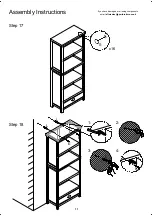 Предварительный просмотр 11 страницы BIG FURNITURE WAREHOUSE GPM Avon BKS1DWAVO Assembly Instructions Manual