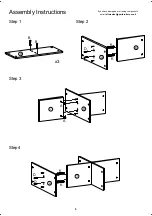 Предварительный просмотр 5 страницы BIG FURNITURE WAREHOUSE GPM Avon CUB2X4AVO Assembly Instructions Manual