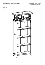 Предварительный просмотр 10 страницы BIG FURNITURE WAREHOUSE GPM Avon CUB2X4AVO Assembly Instructions Manual